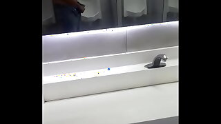 cum in public bathroom